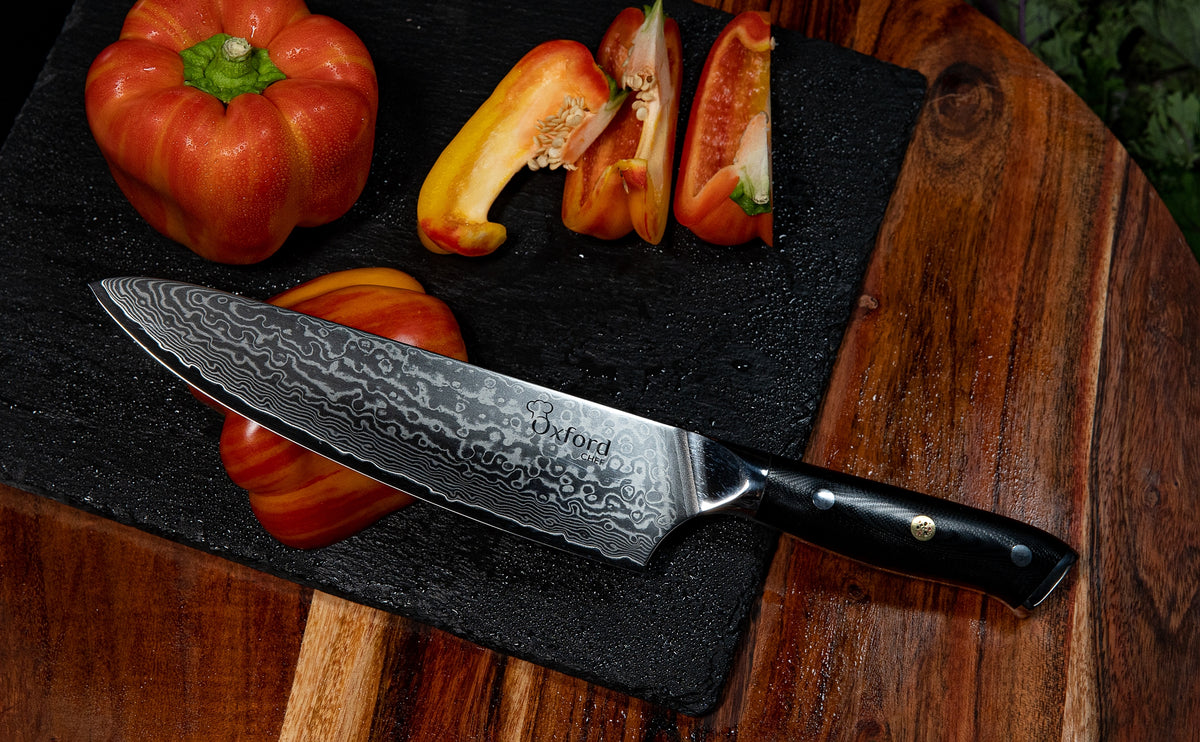 TURWHO Hand Forged Kitchen Knives Set Damascus Steel VG10 Japanese