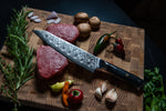Kiritsuke Chef's Knife 8 Inch Damascus Japanese VG10 Super Steel 67 Layer High Carbon Stainless Steel