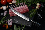 Curved Slicer (Butcher) Knife 10 Inch - Damascus Japanese VG10 Super Steel 67 Layer High Carbon Stainless Steel
