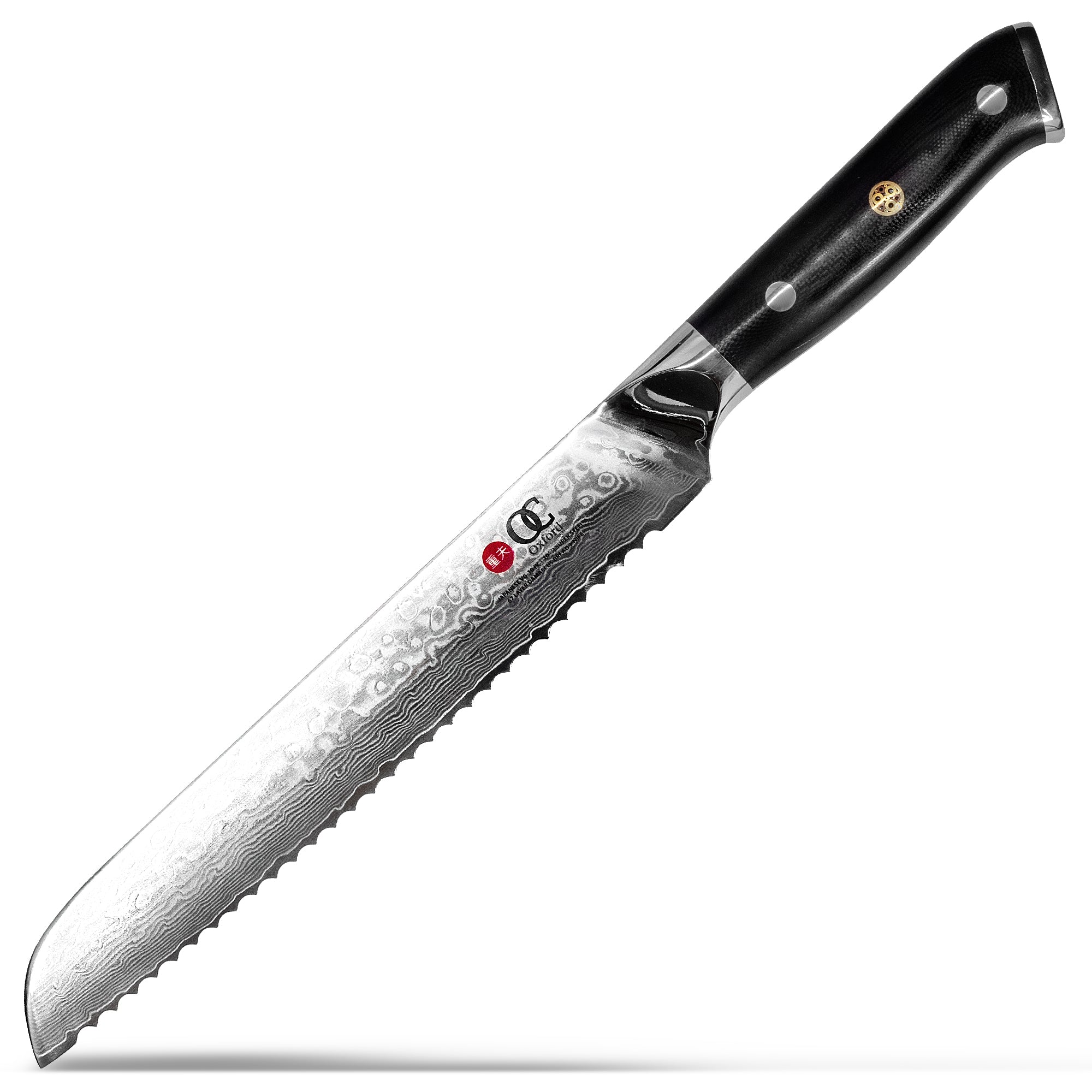 Wasabi 8 High-Carbon Steel Serrated Bread Knife – Senken Knives