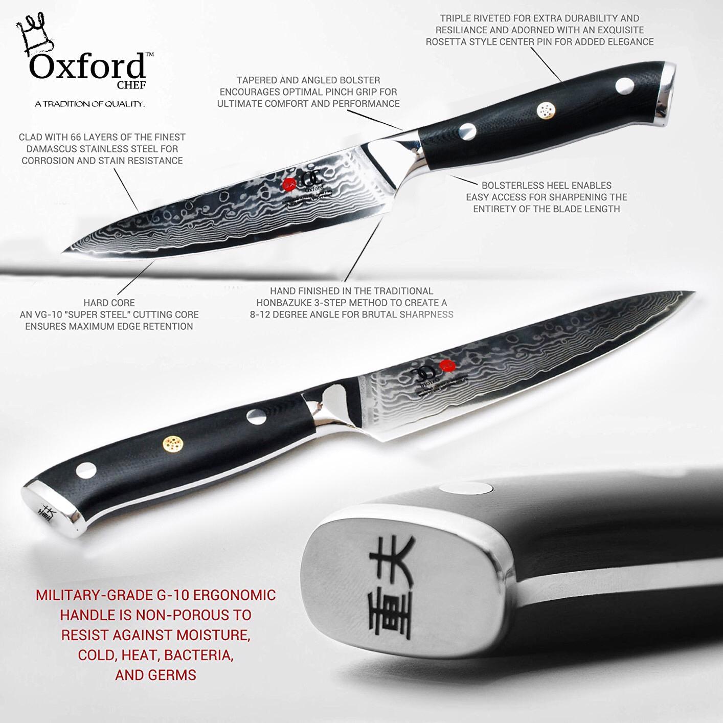 Chef knife 6 Pairing knife Damascus Kitchen Utility Sharp